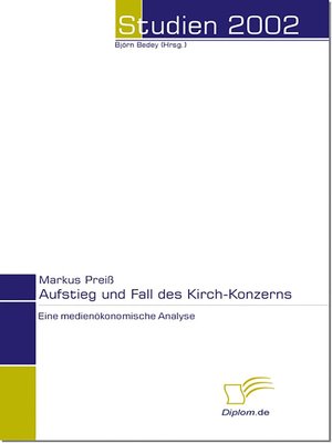 cover image of Aufstieg und Fall des Kirch-Konzerns